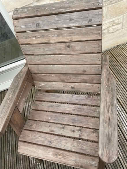 Photo of free 8-seater wooden table and chairs (Empingham LE15) #1