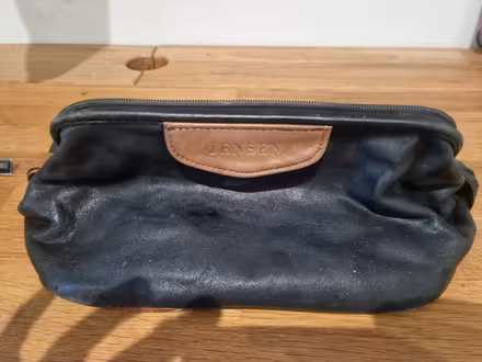 Photo of free Black leather wash bag (St John's TN13) #3