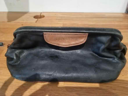Photo of free Black leather wash bag (St John's TN13) #3