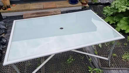 Photo of free Garden Table, Glass Top (CT5) #2