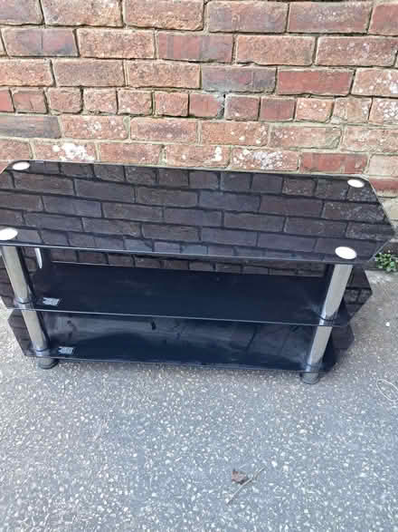Photo of free Tempered glass Tv stand (South Moor DH9) #1