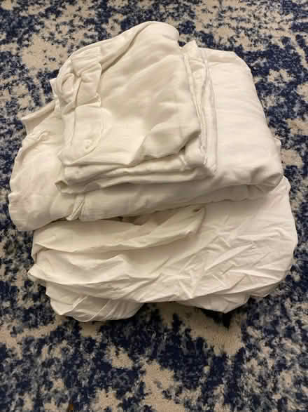 Photo of free Double duvet cover, fitted sheet (SE1) #1