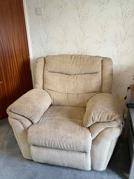 Photo of free Sofa and chair (Lingley Green WA5) #1