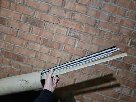 Photo of free 12 x Grey Laminate Flooring Pieces Matching Beading (Bestwood Park Estate NG5) #2