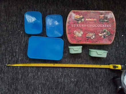 Photo of free Plastic and tin containers (Coggeshall CO6) #1