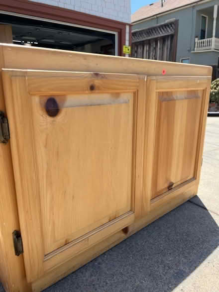 Photo of free Solid wood cabinet (maybe oak?) (Alameda) #2