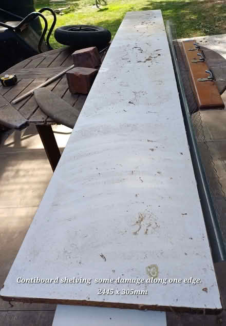 Photo of free Three various lengths and widths of used Contiboard shelving (Willaston CH64) #3