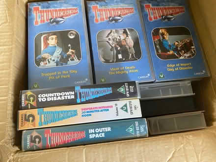 Photo of free Box full of thunderbirds vhs (Hampton TW12) #2