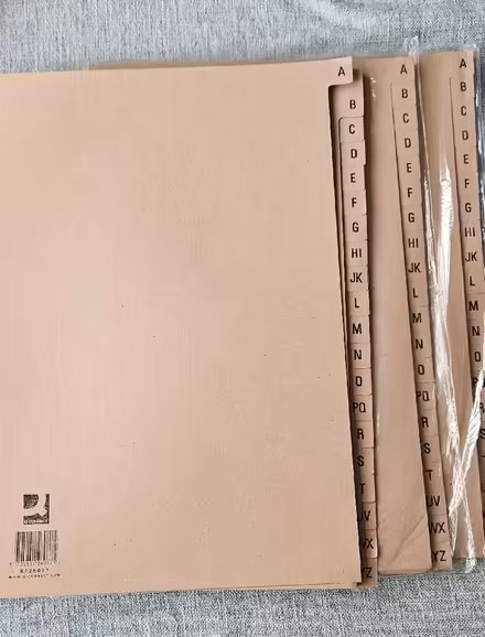 Photo of free Subject Dividers (Elmdon Heath B91) #1