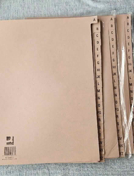 Photo of free Subject Dividers (Elmdon Heath B91) #1