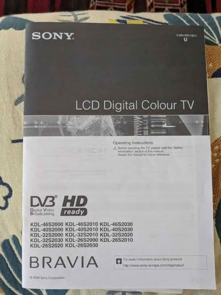 Photo of free Sony 26 inch TV (Tetbury GL8) #2