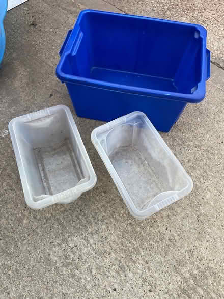 Photo of free Plastic storage boxes (Killamarsh S21) #1