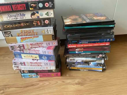 Photo of free VHS & DVDs bundle (Hampton TW12) #1