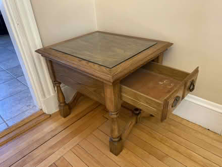 Photo of free Two Wooden End Tables (Tufts Park Area) #2