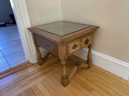 Photo of free Two Wooden End Tables (Tufts Park Area) #1