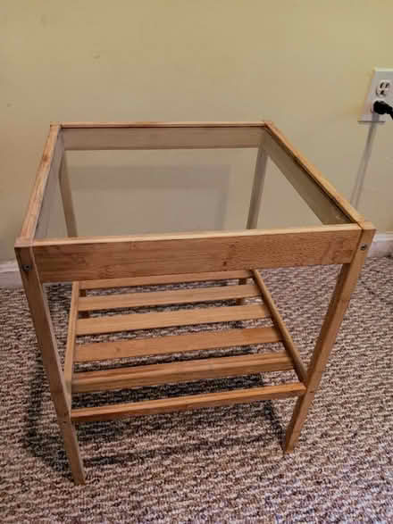 Photo of free Wooden bedside table (Truxton Circle) #2