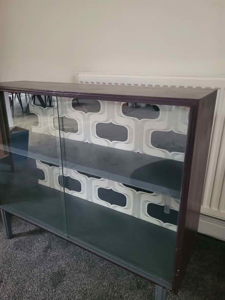 Photo of free Upcycled purple and grey cabinet (Camberley GU15) #1
