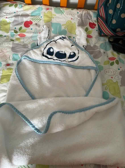 Photo of free Stitch baby towel in good condition (Thringstone LE67) #1