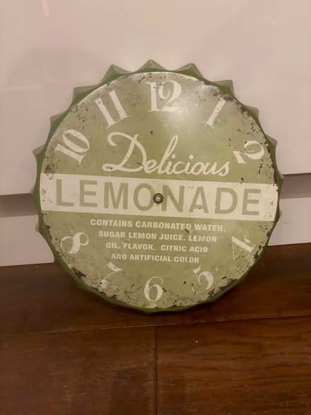 Photo of free Retro lemonade top clock (Westbourne Grove M20) #1