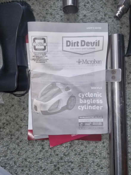 Photo of free Dirt Devil Hoover Parts (Forest Gate E7) #2