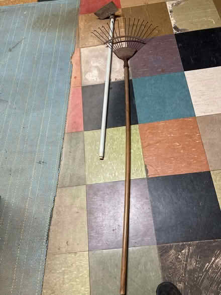 Photo of free Garden tools Rake and hoe (Gosport PO12) #2