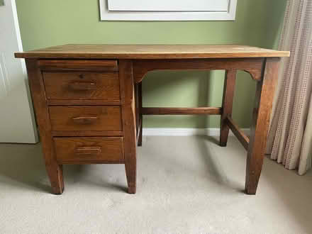 Photo of free Vintage wooden children’s desk (Hackney) #1