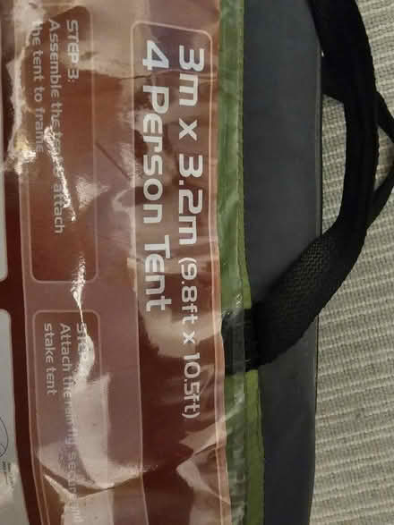 Photo of free 4 person tent - 3m X 3.2m (Melbourne CM1) #1