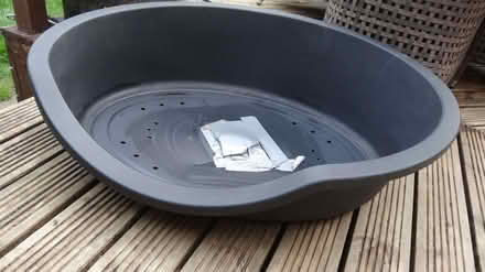 Photo of free Large Plastic Dog Bed (Kedleston Road DE22) #1