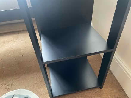 Photo of free L-Shaped desk with storage shelves (LE2) #3