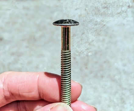 Photo of M6 x 70mm Bronze Allen Head Furniture Bolts. (PL4) #3