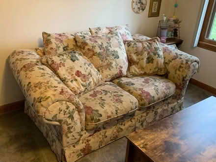 Photo of free Floral Couch (Feeding Hills, MA) #2