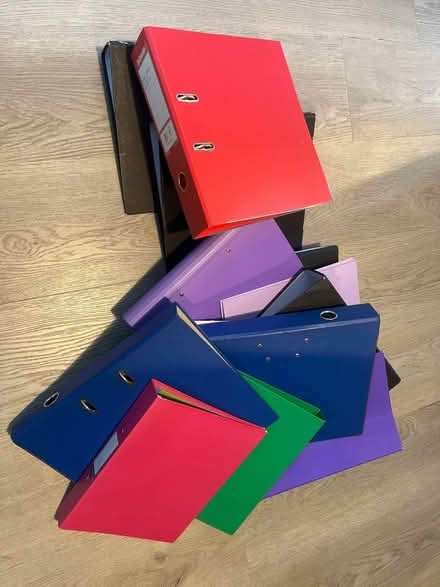 Photo of free Collection of ring binders (Melbourn) #1