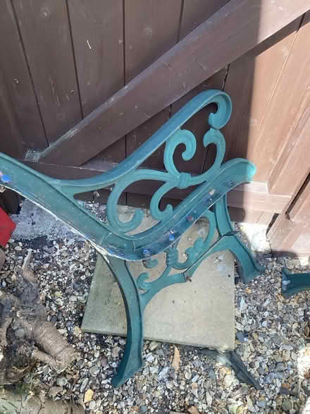 Photo of free Heavy metal bench ends (Yockleton shrewsbury) #3