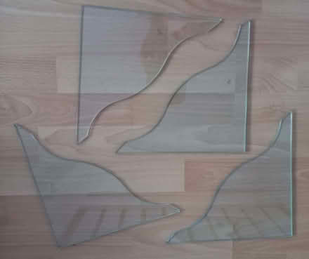 Photo of free 4 small glass shelves (Devizes SN10) #1