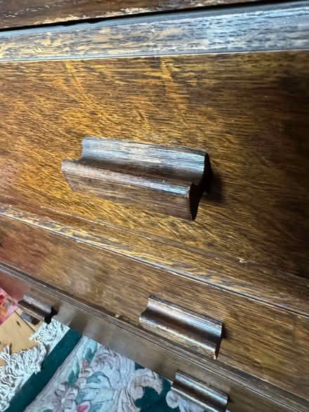 Photo of free Antique Oak Bureau desk for repair (Keele University ST5) #2