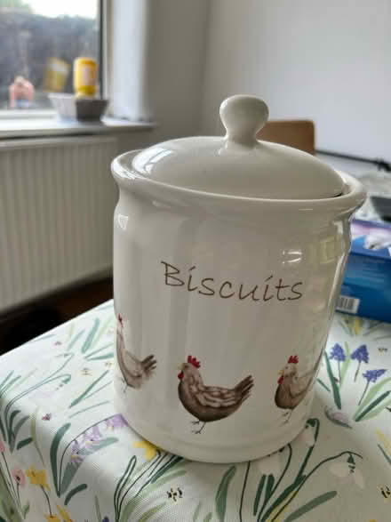 Photo of free biscuit jar (Greetland HX4) #1