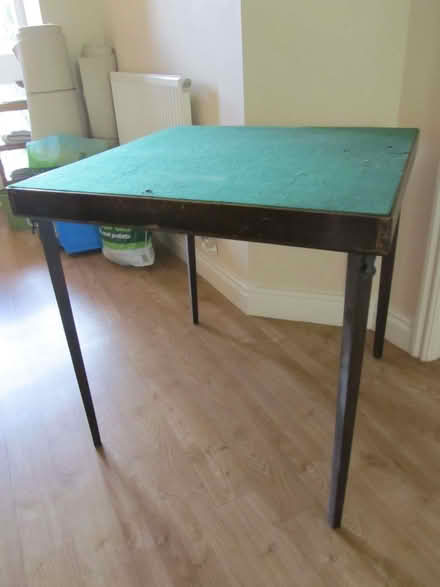 Photo of free Folding card table vintage (Littleover DE23) #4