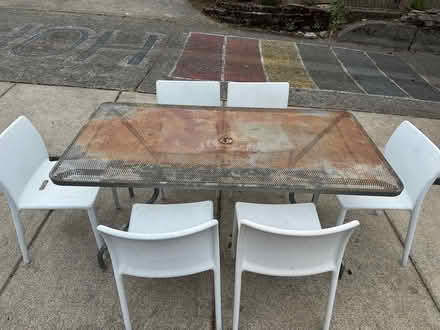 Photo of free Outdoor table and chairs (Greenlake) #2
