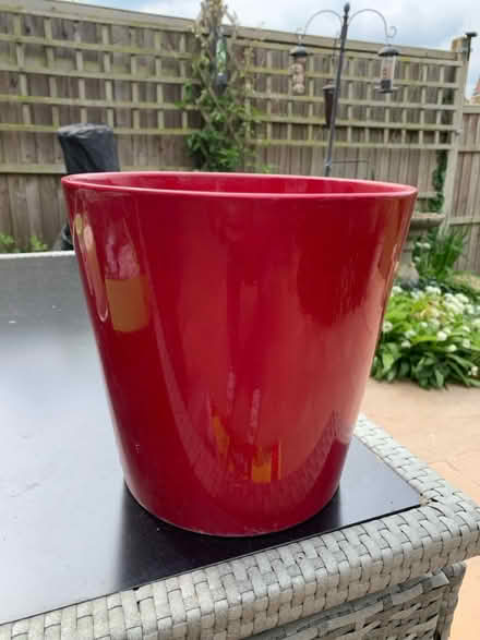 Photo of free Red ceramic planter (Bilbrook WV8) #1