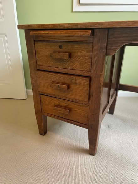 Photo of free Vintage wooden children’s desk (Hackney) #4