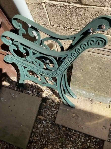 Photo of free Heavy metal bench ends (Yockleton shrewsbury) #4