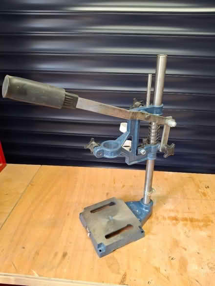 Photo of free Basic cast steel drill stand. (Woolston WA1) #1