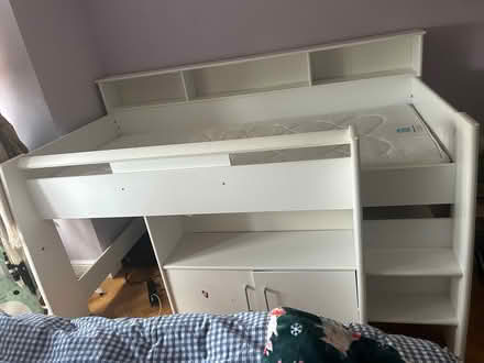 Photo of free Childs bed and shelving unit (Da38dl Hartley, Kent) #1