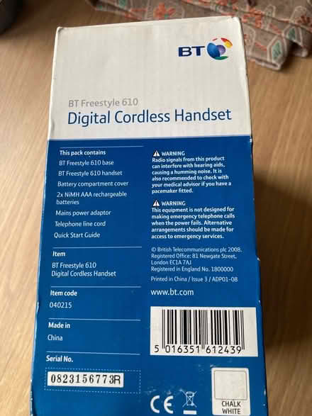 Photo of free Cordless Phone (Ipswich IP3) #3