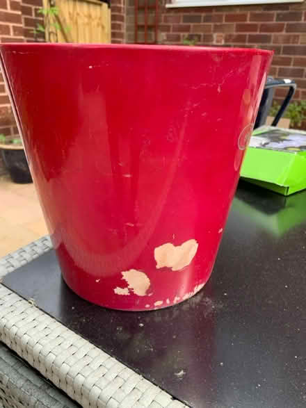Photo of free Red ceramic planter (Bilbrook WV8) #2