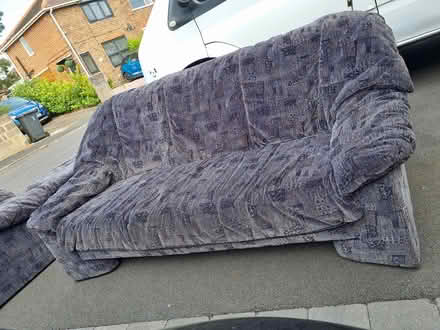 Photo of free 3 seater 1 seater and pouffe (DE21) #1