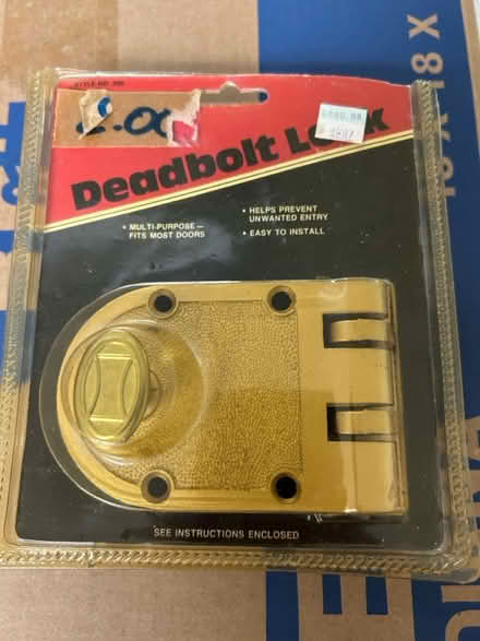 Photo of free Deadbolt lock (Canton) #2