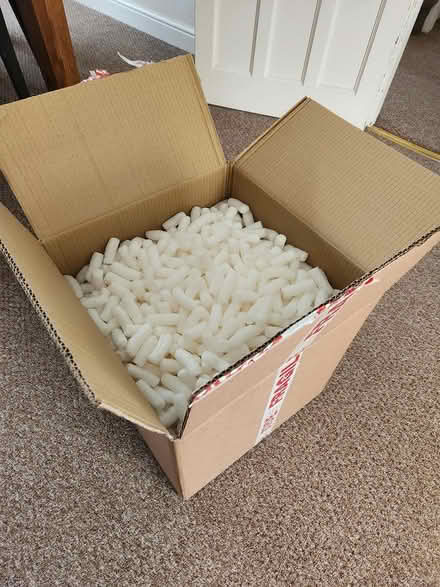 Photo of free Large cardboard box & foam packing (CT19) #1