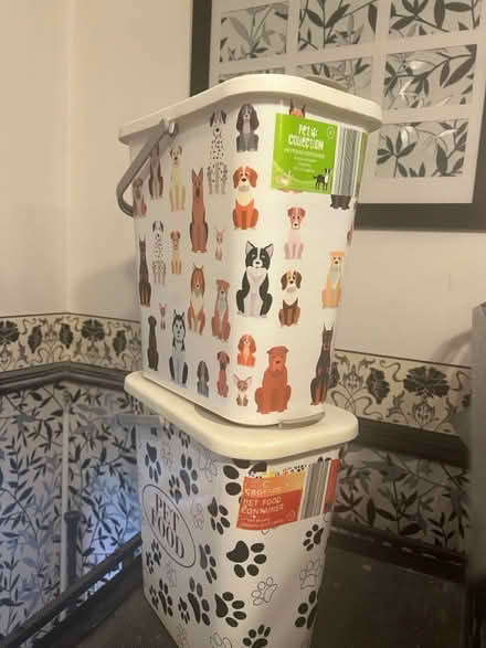 Photo of free Pet food storage tubs (Long ditton) #1