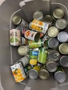 Photo of free canned vegetables and fruits #1